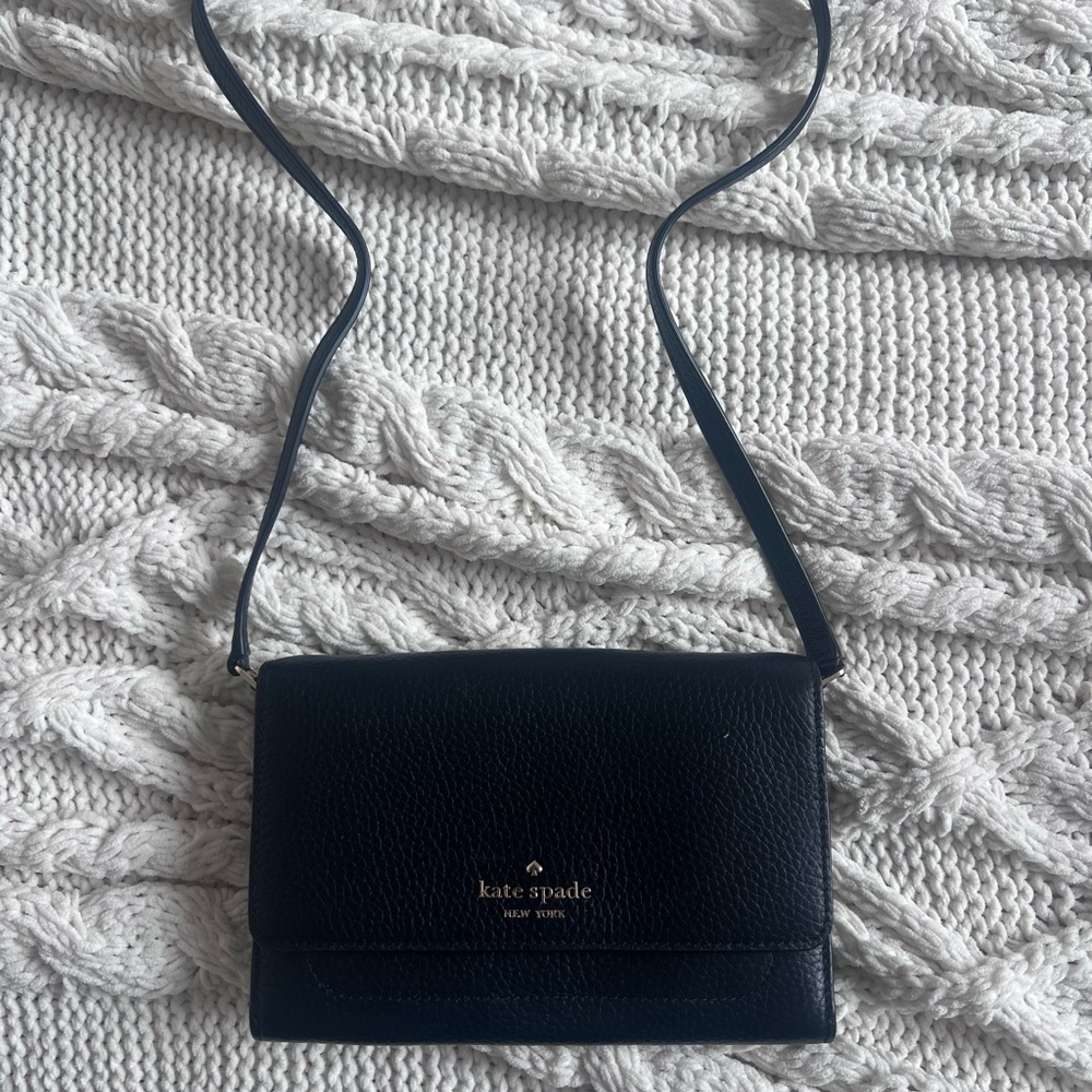 Kate Spade Black Crossbody Bag with Strap